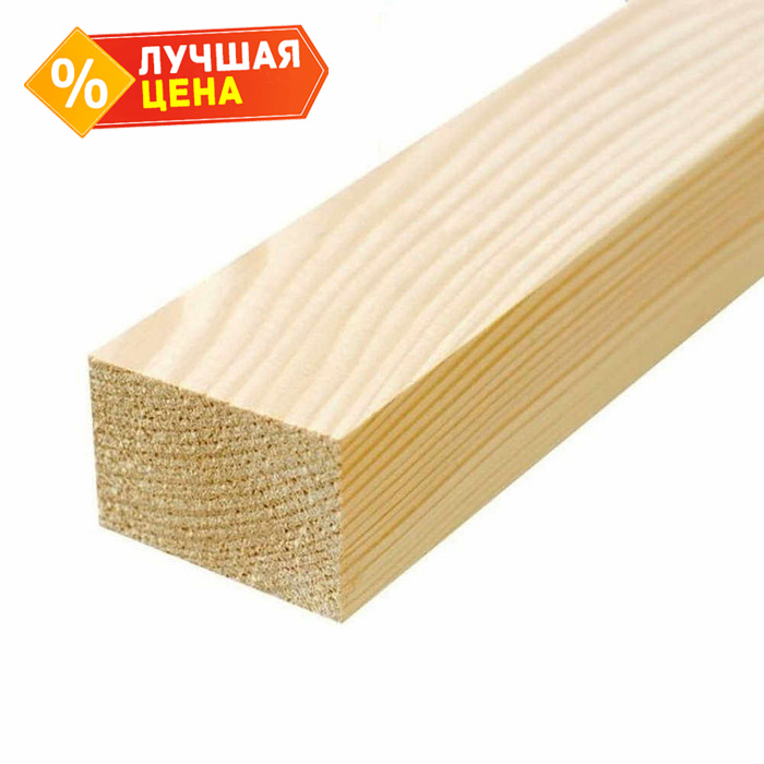 Брус строганный сухой 60х80х6000 сорт AB